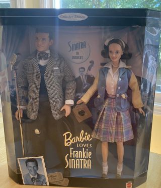 Barbie Loves Frank Sinatra - Collector Edition 2 Doll Gift Set - W/shipper Rare