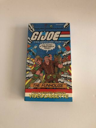 F.  H.  E.  Case G.  I.  Joe A Real American Hero Vol.  10 The Funhouse 1986 Vhs Rare Oop