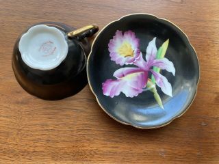 Vintage Japanese Hand Painted Fine English Bone China Tea Cup and Saucer Set 2