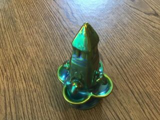VINTAGE ZSOLNAY GREEN - FOUNTAIN 2