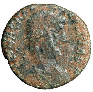 Rare Emperor Magnus Maximus Roman Coin With Certificate Of Authenticity