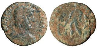 RARE EMPEROR Magnus Maximus Roman Coin With Certificate of Authenticity 3