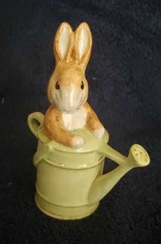 Peter In Watering Can Beatrix Potter Figurine Rare Beswick Royal Doulton