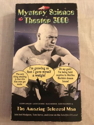 Mystery Science Theater 3000: The Colossal Man (1996) Rare Vhs - Mst3k