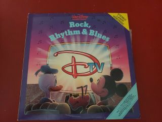 Laserdisc Music “rock,  Rhythm & Blues” Rare 1984 Walt Disney Home Video