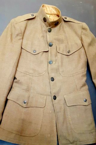 Rare Xlarge Size 44 - 46 " Ww1 Us Army Doughboy Tunic Jacket Wool Uniform