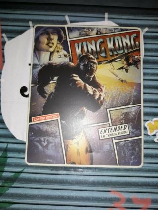 King Kong Steelbook Blu - Ray Bluray Dvd Rare Oop Complete Flawless 2005