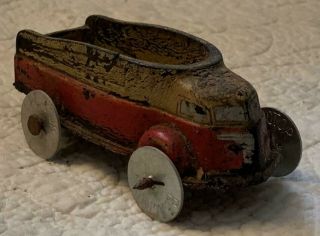 Antique 1930’s Pickup Truck Sun Rubber Co.  Rubber Toy Car Vintage Rare