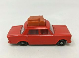 Htf Rare Vtg 1965 Matchbox Series Lesney 56 Red Fiat 1500 Diecast Toy Car