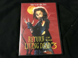 Return Of The Living Dead 3 Dvd Horror Rare Oop Cult Gore