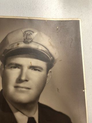 Vintage Photo (8 By 10) California Highway Patrol In Uniform (Rare) Around 1940s 3