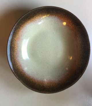 Jade Snow Wong Signed 5.  5” Enamel Copper Dish Mid Century Modern San Francisco