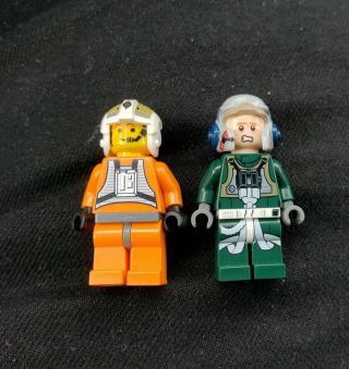 (2) Lego Star Wars Minifigure Factory Misprint Error Rare Find 1 - Of - A - Kind