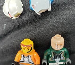 (2) Lego Star Wars Minifigure Factory Misprint Error Rare Find 1 - of - A - kind 3