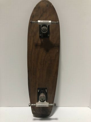 Vintage Wood Skateboard 70 