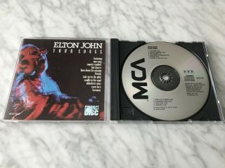 Elton John Your Songs Cd Sanyo Press Made In Japan Mca Mcad - 31016 Rare Oop