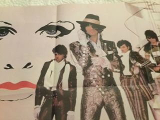Prince And The Revolution Purple Rain Poster 1984 Folded Rare No Music 2