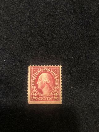 Very Rare George Washington Red 2 Cent Postage Stamp