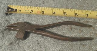 Antique M.  Timmins,  Sons Cobbler Pliers Shoe Last Leather W Hammer No.  0 Zero