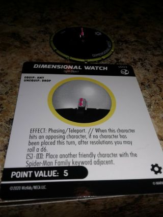 Dimensional Watch S003 Spider - Man And Venom Absolute Carnage Heroclix