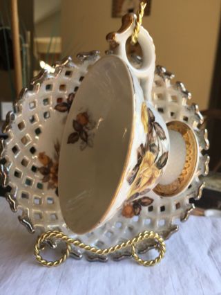 Vintage Teacup And Saucer Fred Roberts Co.  (rare) 1950s