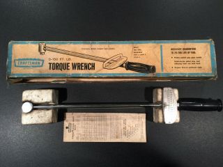 Antique Craftsman Torque Wrench 9 - 44641 0 - 150 Ft.  Lb.