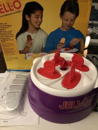Jell - O Frozen Pudding Treat Maker Machine Rare Wham - O Pop