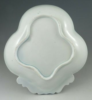Antique Pottery Pearlware Blue Transfer Pinwheel Pattern Dessert Dish 1810 2