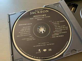 Michael Jackson History PROMO 2 CD Set In - Store Play CD Rare UNCENSORED lyrics 3
