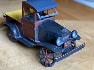 1928 Ford Model A - Pick Up Truck - Collectible Antique Tin Model