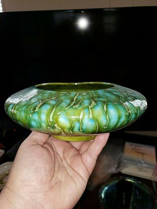 Art Nouveau Green Decorative Vase