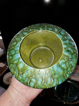 Art nouveau Green Decorative Vase 2