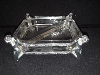 Art Deco Figural Divided Candy Dish Rare