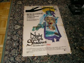 Dark Shadows Night Of Dark Shadows Movie Poster Rare.