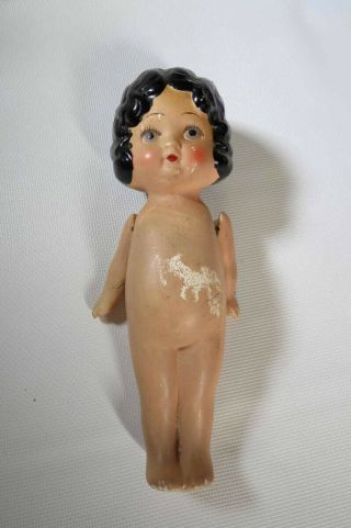 Vintage Porcelain Doll Made In Germany Frozen Charlotte Bisque Frozen Legs