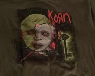 Korn S/s 2 Sided 2006 Tour T - Shirt Rare Mens 2xl