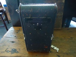 Antique Kodak No.  3 - A Autographic Folding Camera With Leather Case Non - 3