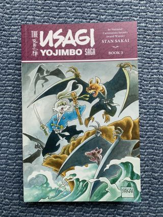 Usagi Yojimbo Saga 3 Stan Sakai Paperback Comic Book Oop Very Rare Nm