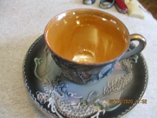 Cup And Saucer Dragon Wear Made In Occupied Japan