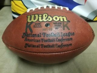 Rare Official Game Kicker Football Dated Wk15 & 12/24 On End St Louis Rams