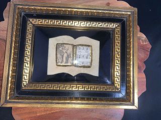 Beveled Glass Picture Frame Antique Gold Leaf Wood Baroque Wall Picture Frame
