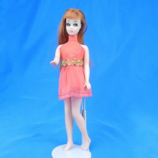 Vintage Topper Dawn Doll Glori In Red Mini Dress Fashion Outfit K11