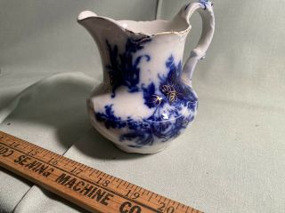 Flow Blue Small Pitcher,