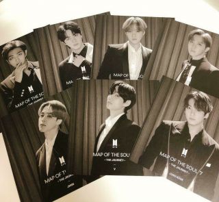 Bts Map Of The Soul : 7 The Journey ７net Limited Change Photo Card 7set Rare
