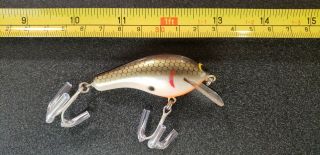 Vintage Bagley Diving B2 Fishing Lure All Brass Square Bill