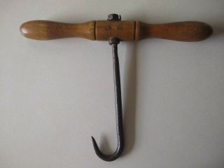 Antique Vintage Hay Hook,  Ice Hook,  Meat Hook,  Farm Ranch Tool Approx 8 " Long