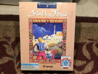 Quest For Glory II Trial By Fire DOS Computer Game & Rare 3