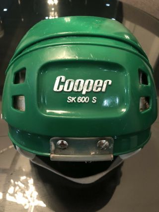 Ultra Rare Green Vintage Cooper Sk600 S Hockey Helmet