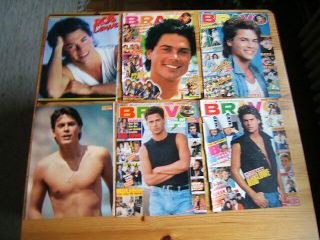 Rob Lowe 47 Great Rare Clippings/poster 80 