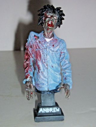 Rare Cs Moore Hand Painted Limited Edition Walking Dead Andrew Torso Statuette